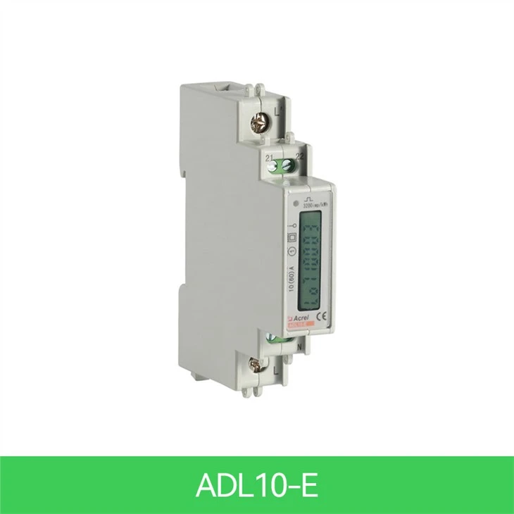 Enfaset elektrisk måler